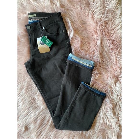 ❌sold❌L.L BEAN PERFORMANCE STRETCH JEAN Size 8R - Picture 3 of 8